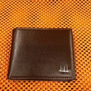Leather wallet new brown color